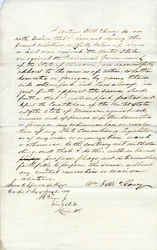 Serment de loyauté de William H. McHenry du Missouri, comté de St. Louis